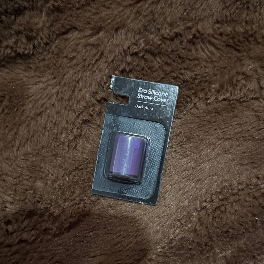Purple Silicone Straw Cover BrüMate